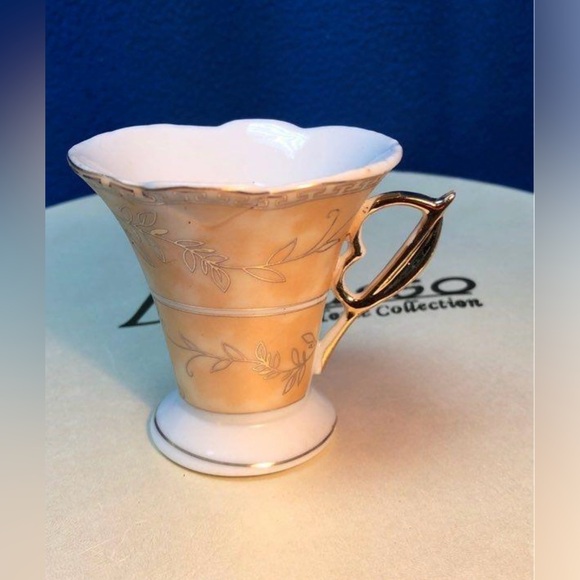 NIB D'Lusso Gold Design 12-Piece Home Collection Demitasse Espresso Set. NEW - Picture 4 of 11